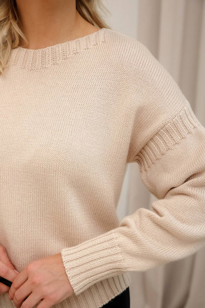 Джемпер Romgil РВ0022-ХЛ2 крем-брюле - фото 3