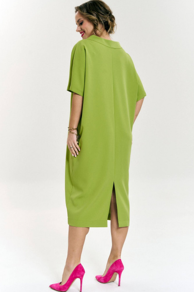 Элегантное платье летучая мышь с вышивкой и романтичным стилем SOVA 11223 - фото 6