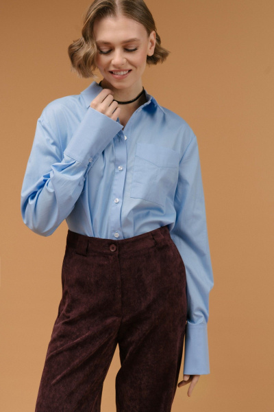 Блуза JRSy 2373 голубой - фото 6