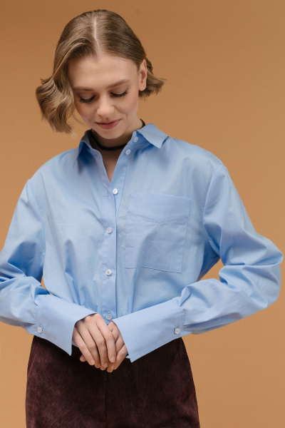 Блуза JRSy 2373 голубой - фото 5