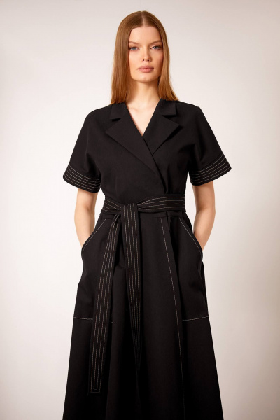 Платье Rivoli 7143 чёрный - фото 4