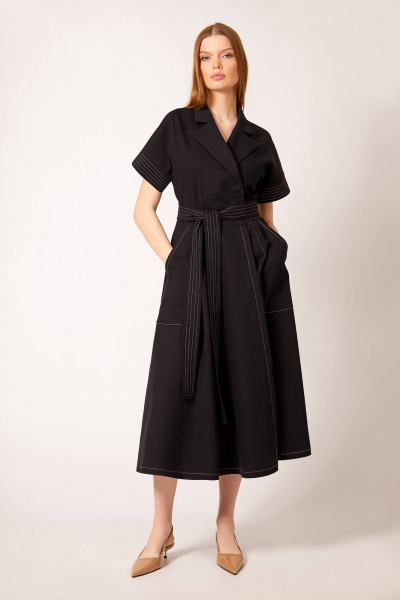 Платье Rivoli 7143 чёрный - фото 3