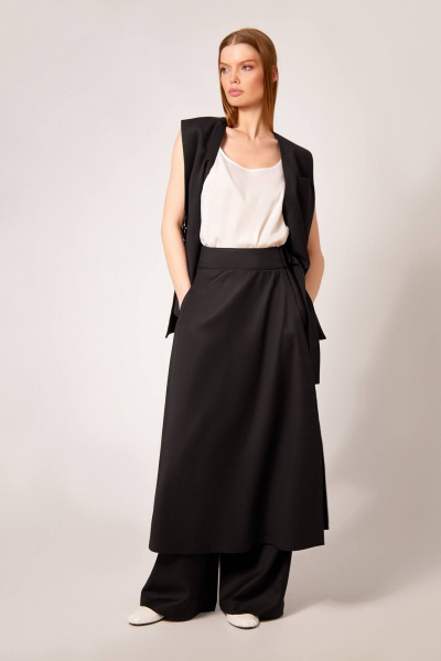 Брюки, жилет, накидка Rivoli 8054+5194 чёрный - фото 5