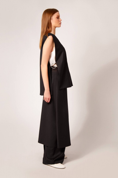 Брюки, жилет, накидка Rivoli 8054+5194 чёрный - фото 3