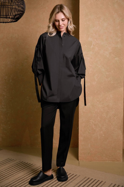 Блуза Rivoli 2377 чёрный - фото 4