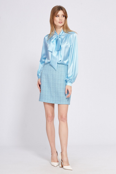 Блуза EOLA 2581-1 мята - фото 6