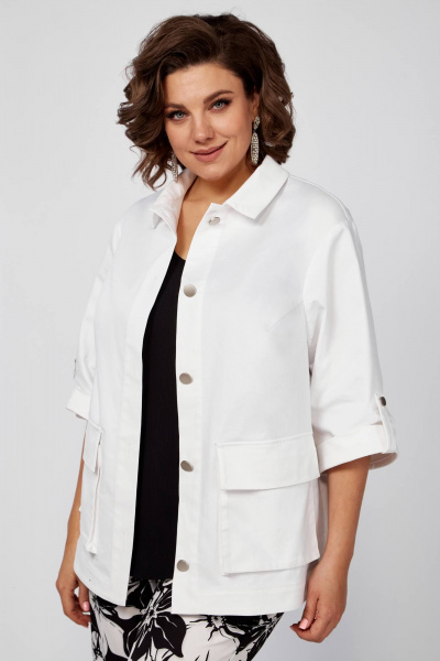 Комплект Блуза брюки жакет на каждый день Algranda А3971-1 - фото 10