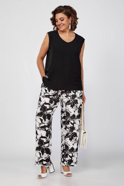 Комплект Блуза брюки жакет на каждый день Algranda А3971-1 - фото 8