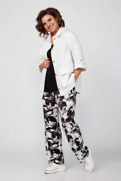 Комплект Блуза брюки жакет на каждый день Algranda А3971-1 - фото 2