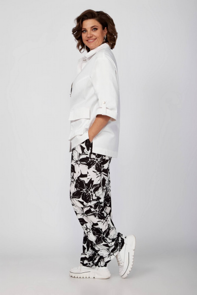 Комплект Блуза брюки жакет на каждый день Algranda А3971-1 - фото 7
