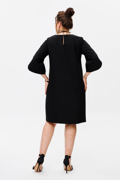 Платье Anelli 1447 черный - фото 5