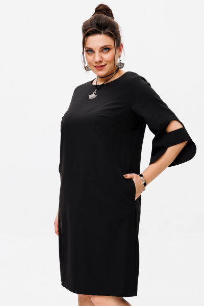 Платье Anelli 1447 черный - фото 2