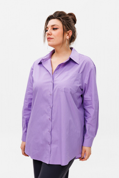 Рубашка Anelli 1412 индиго - фото 4