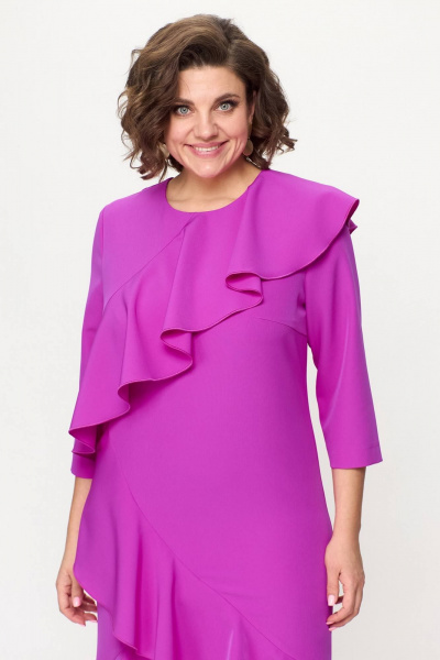 Платье Koketka i K 1131 фуксия - фото 8