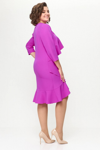 Платье Koketka i K 1131 фуксия - фото 7