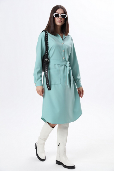 Платье LM КВ1281 мята - фото 5