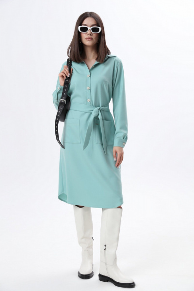 Платье LM КВ1281 мята - фото 3