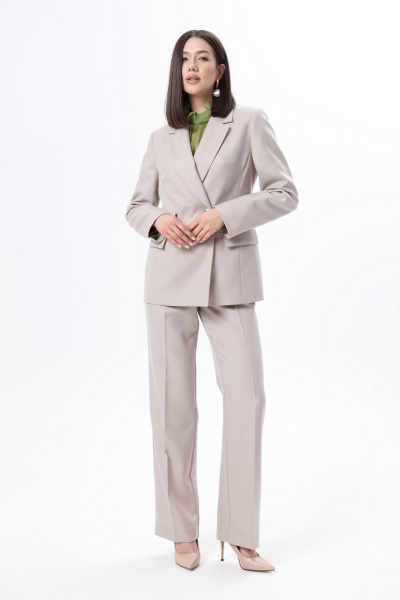 Брюки, жакет LM К6667 беж - фото 6