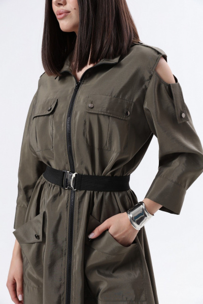 Платье LM М38 хаки - фото 13