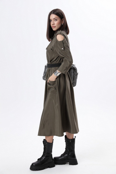 Платье LM М38 хаки - фото 7