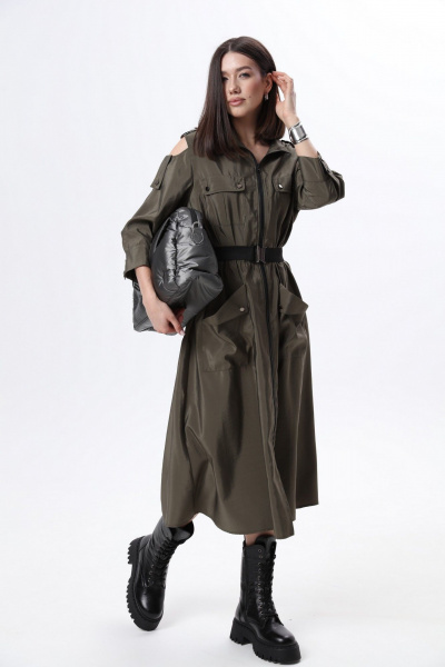 Платье LM М38 хаки - фото 3