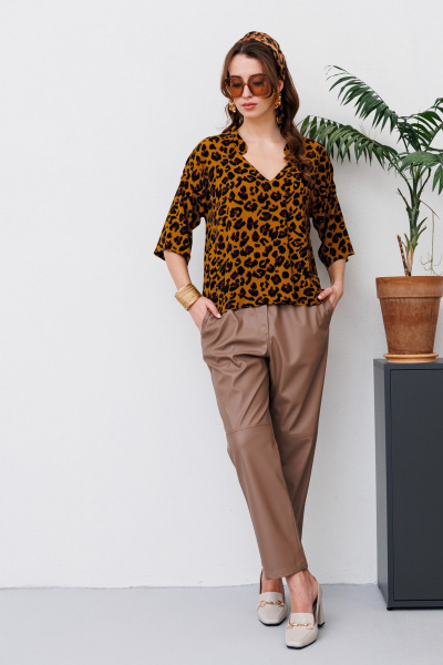 Брюки NikVa 480 бежевый - фото 7