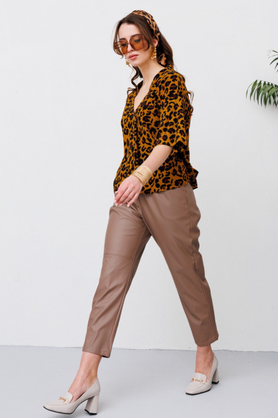 Брюки NikVa 480 бежевый - фото 6