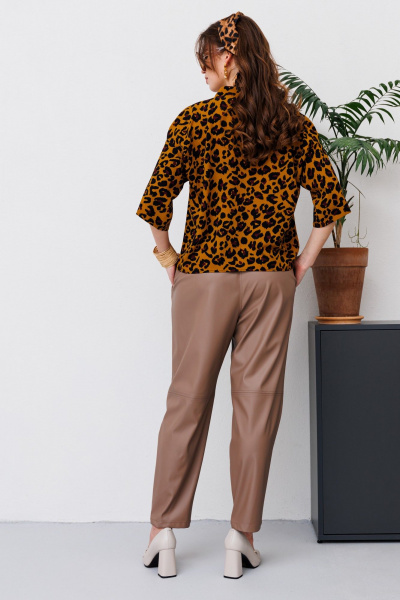 Брюки NikVa 480 бежевый - фото 4