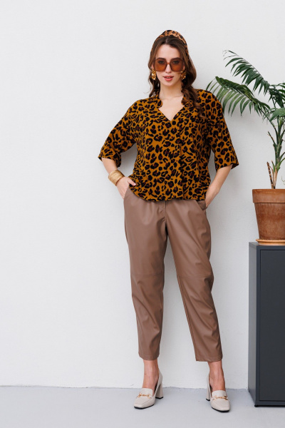 Брюки NikVa 480 бежевый - фото 1