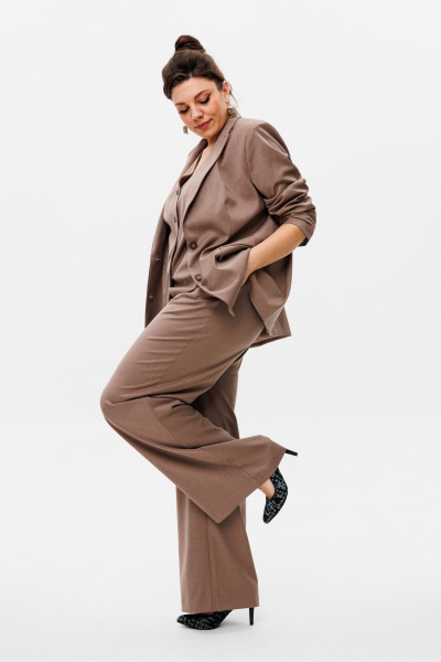 Брюки, жакет, жилет Anelli 1426.1 капучино - фото 6