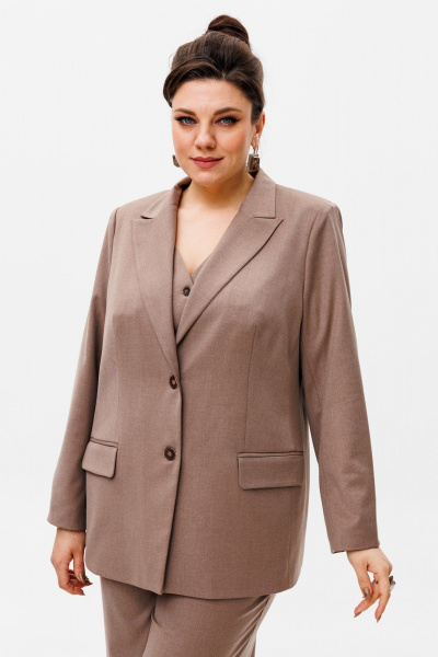 Брюки, жакет, жилет Anelli 1426.1 капучино - фото 5