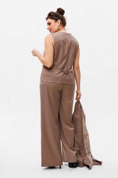 Брюки, жакет, жилет Anelli 1426.1 капучино - фото 4