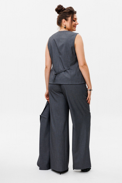 Брюки, жакет, жилет Anelli 1426.1 серый - фото 4