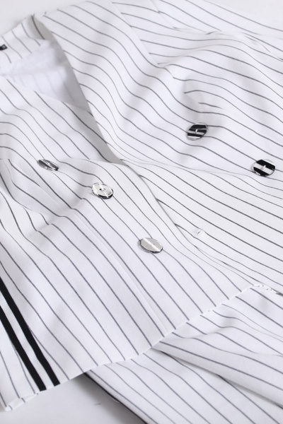 Жакет, юбка Pretty 1103 бело-черный - фото 4