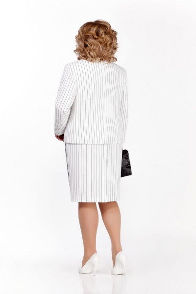 Жакет, юбка Pretty 1103 бело-черный - фото 3