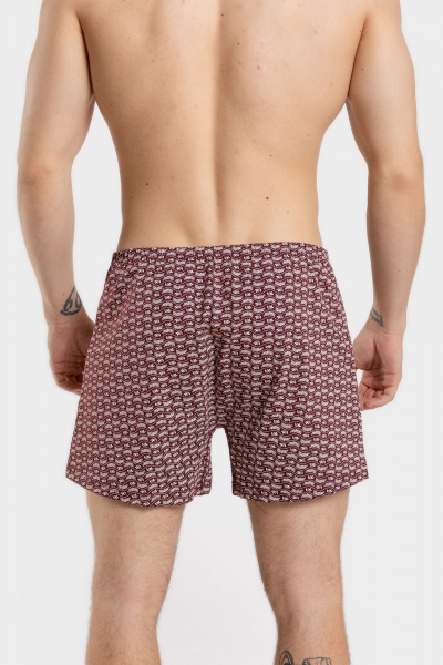 Хлопковые шорты для мужчин с плоскими швами и эластичной резинкой SERGE 7017/22 patt0657 - фото 2