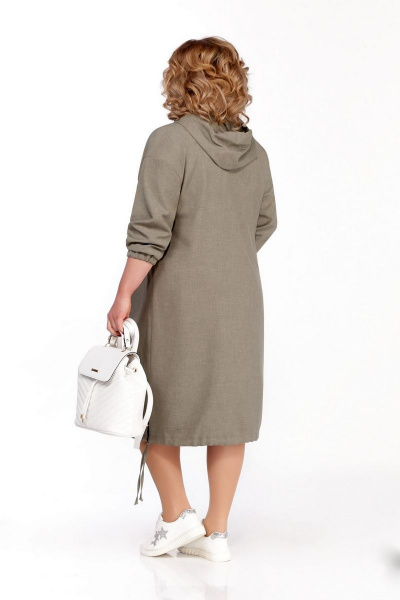 Платье Pretty 1131 хаки - фото 2