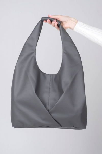 Круглогодичная сумка из экокожи в стиле на каждый день MT.Style Gabbi/\ grafit - фото 5