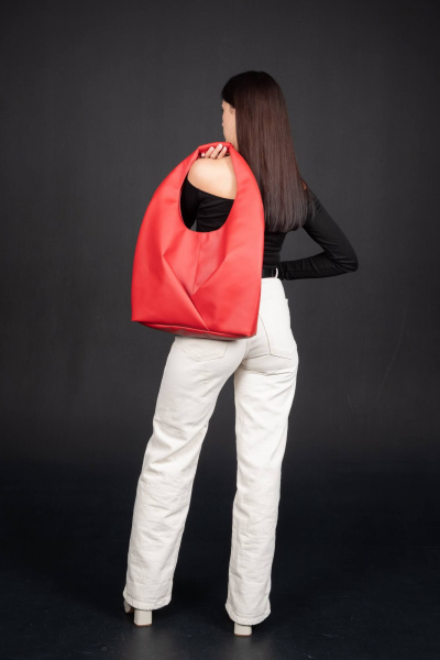 Круглогодичная сумка из экокожи в стиле на каждый день MT.Style Gabbi/\ red - фото 5