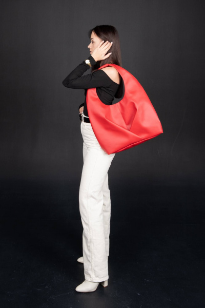 Круглогодичная сумка из экокожи в стиле на каждый день MT.Style Gabbi/\ red - фото 2