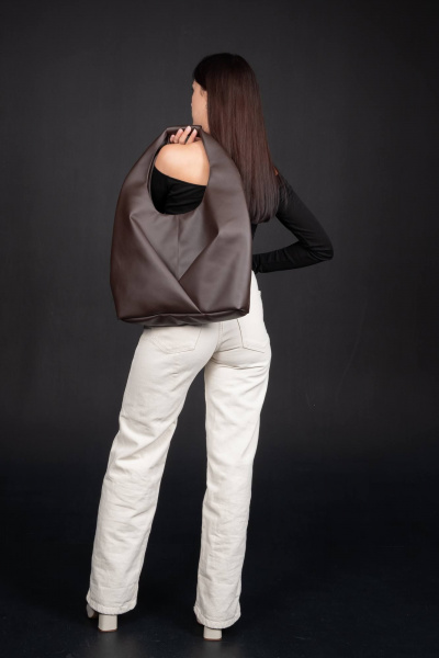 Сумка из экокожи на каждый день MT.Style Gabbi/\ brown - фото 4