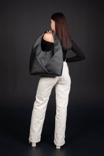 Черная сумка из экокожи на каждый день MT.Style Gabbi/\ black - фото 4