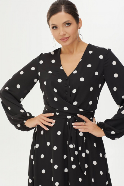 Платье Elady 4350 черный-в-горох - фото 2