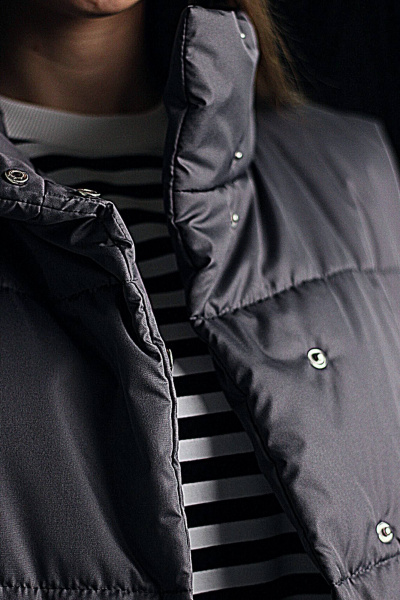 Серый жилет из плащевой ткани для и повседневной носки MT.Style 173931665 - фото 2