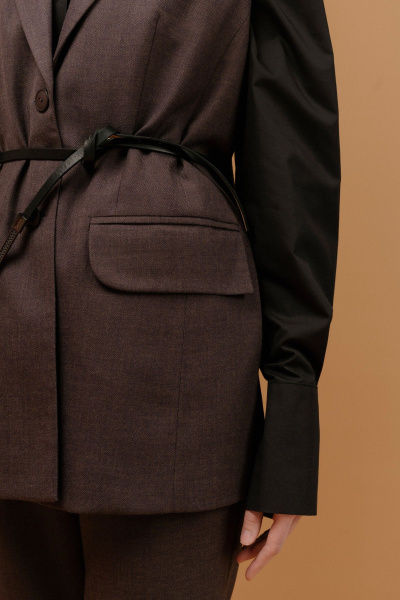 Жилет JRSy 2413 коричневый - фото 3