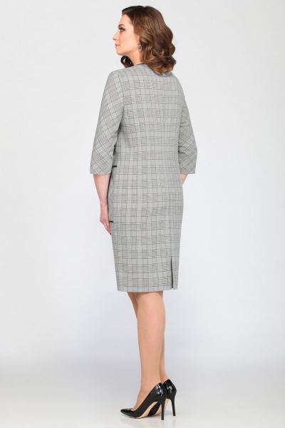 Платье полуприлегающего силуэта с молнией и накладными карманами Matini 3.1047 - фото 3