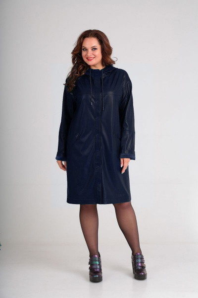Плащ Диомант 1445 синий - фото 1
