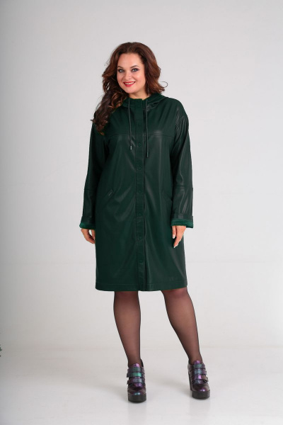 Плащ Диомант 1445 изумруд - фото 1