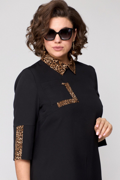 Платье EVA GRANT 7229 черный - фото 10