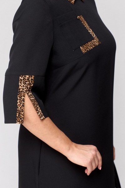 Платье EVA GRANT 7229 черный - фото 5